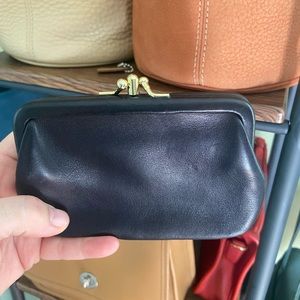 Vintage Coach Double Kiss lock Coin Purse